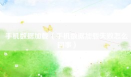 手机数据加载（手机数据加载失败怎么回事）