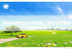 网站快速优化排名推荐：全方位攻略助力脱颖而出